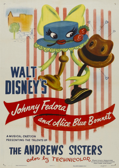 Johnny Fedora & Alice Blue Bonnet